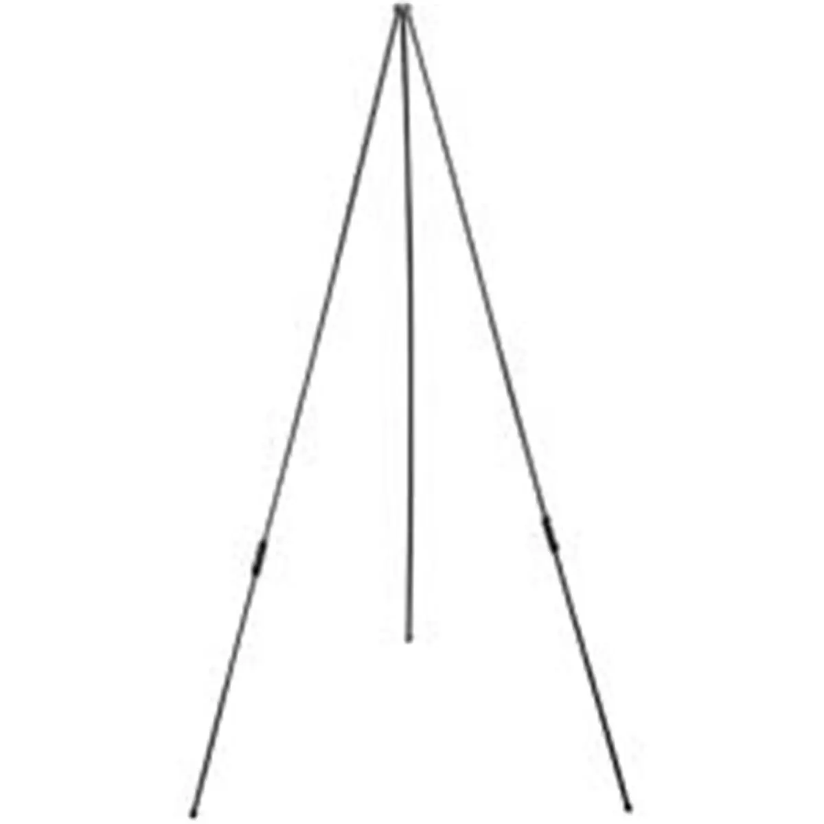 Quartet QRT29E Art Easel, Lightweight Black Easel, 15in-63in Height, Holds Up To 5 lb