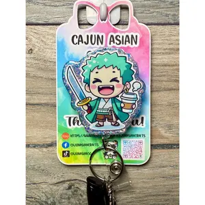 Cute Pirate Z Badge Reel/ID Clip Retractable-(Alligator, Belt, MRI Safe, Carabiner Clips) & Non-Retractable Clips