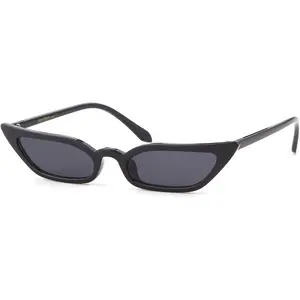 Retro  eye Sunglasses for Women Cute Small Narrow Skinny Sexy 50s 60s Stylish Cateye Sun Glasses