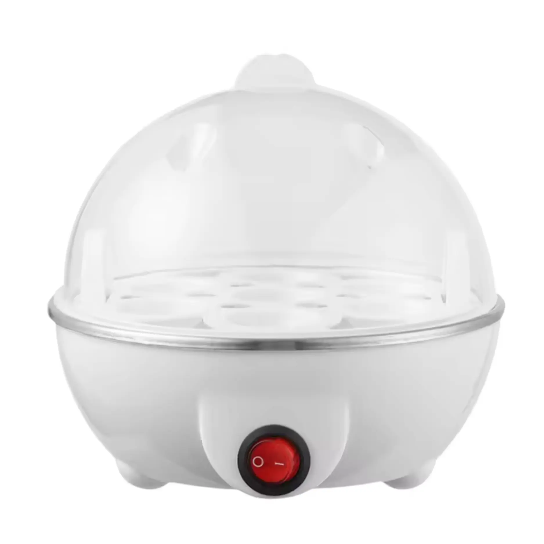 Electric Egg Boiler Machine, 7-Capacity Rapid Cooker with Easy-To-Peel Eggs, Poacher, Omelet Maker (Omelet Tray Included), Auto Shut-Off, Alarm, 16-Recipe Manual, Measuring Cup, Black Kitchen Electric Food Steamer, Buzzer, Multi-In-One Egg Boilers