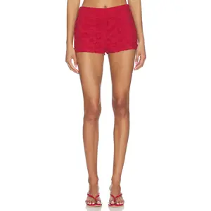 BY.DYLN x REVOLVE Aisling Micro Short in Cherry