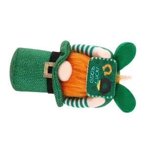 1PC StPatrick's Day Gnomes Irish Doll Ornaments Party Background Decoration