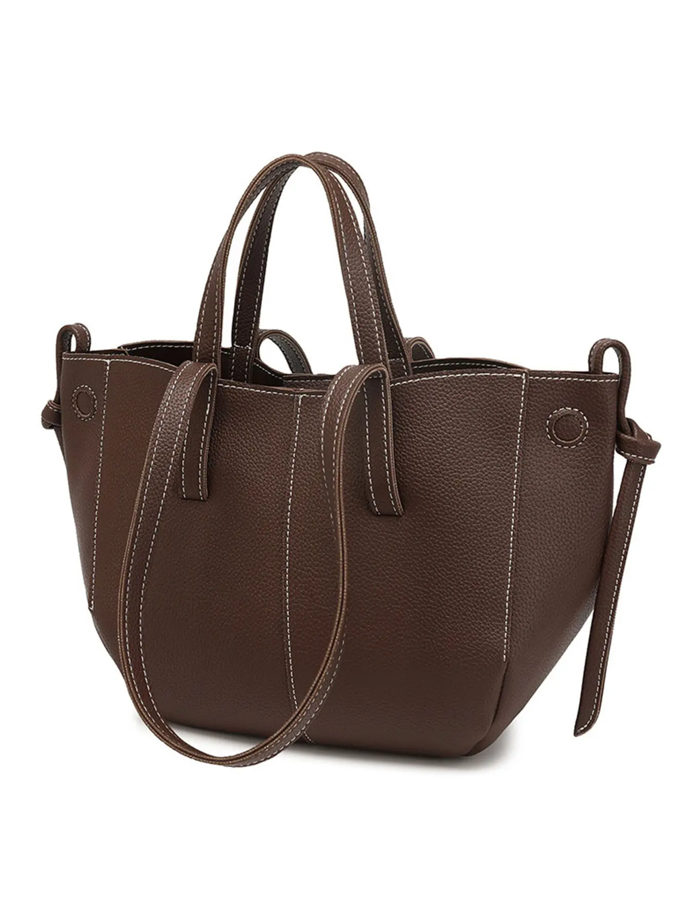 Trendy Twin Handle Tote Bag, Magnetic Closure Shoulder Bag for Everyday Use, Stylish Handbag for All Occasions