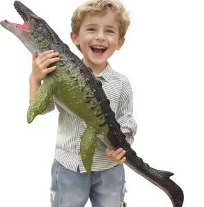 Large Dinosaur Toys- 32" Mosasaurus Soft Dinosaur Toys for Kids 3-5, Big Inflatable Dino for Boys Girls, Toddler Party Favors Birthday Gifts