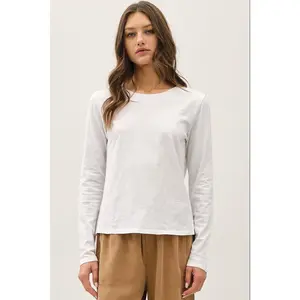 Cotton Slub Long Sleeve Tee