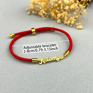 Personalized Name Bracelet Adjustable