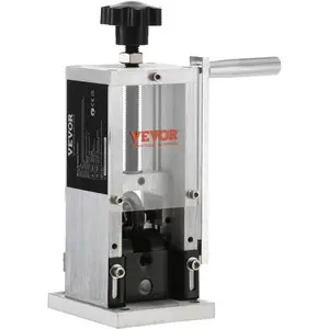 VEVOR Electric Wire Stripping Machine, 0.06''-1.42'' Automatic Wire Stripper Machine, 370 W, 88 ft/min Wire Stripper with An Extra Manual Crank, 11 Channels Electric Wire Stripper, Copper StripperVEVOR Super Brand Day