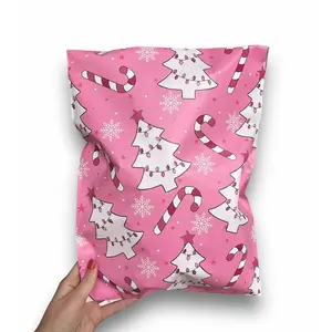 10x13 Its a Pink Christmas Poly Mailer