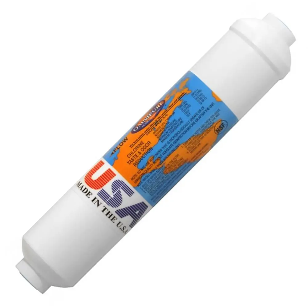 Omnipure - K2567 - 10" x 2" GAC with 0.5 lb of KDF-55 Inline Filter