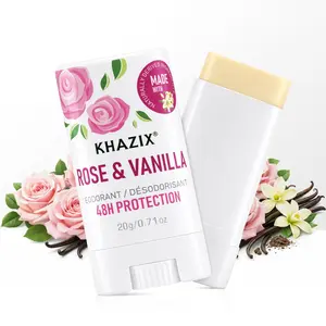1pcs, Rose & Vanilla Deodorant, Aluminum Free & Paraben Free, 48 Hour Odor Protection, Natural Ingredients with Shea Butter, For Women, 20g