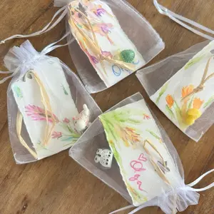 Custom Hand Painted Gift Tags with Unique animal figurines.  Designs for Personalized Presents