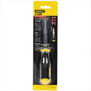 Stanley 680-68-012 6 Way Compact Grip Screwdriver