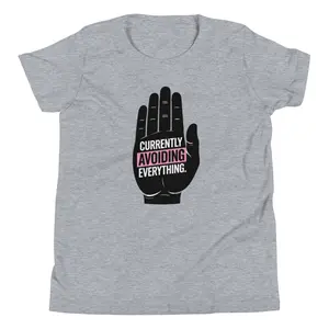 Youth "Currently Avoiding Everything" Short Sleeve T-Shirt