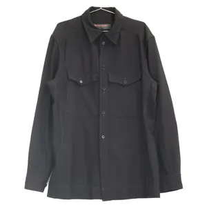 Pre-owned PRADA Wool Small Leather Goods Sport Virgin Work Jacket