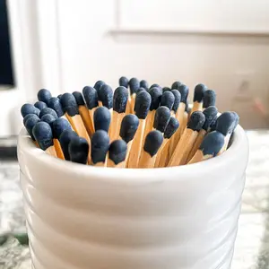 Bulk 3" Black Matches | Colored Matches | Candle Matches | Long Matches | Wooden Matches | Safety Matches