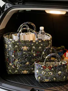 Car Interior Storage Basket, Clothing Book Work Supplies Home Organizer Bag, Space Saving Multi-Purpose Car Accessory, Vehicle