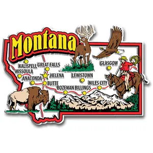 Montana Jumbo State Magnet by Classic Magnets