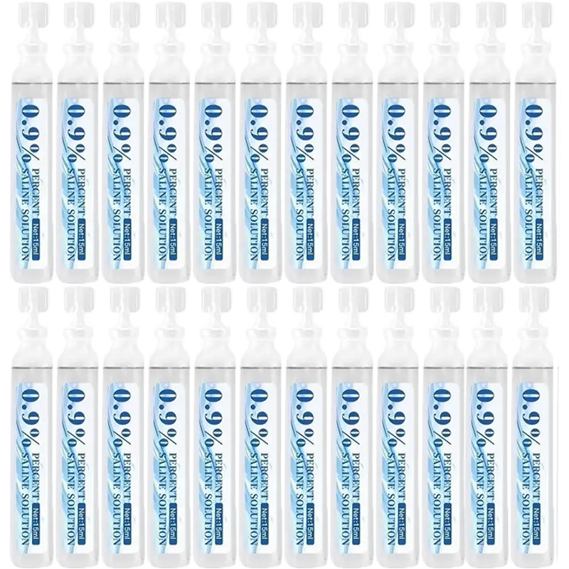 40-pack of sterile, single-use saline solution—a gentle daily cleanser for nasal and wound care