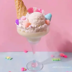 Ice Cream Dessert Candle