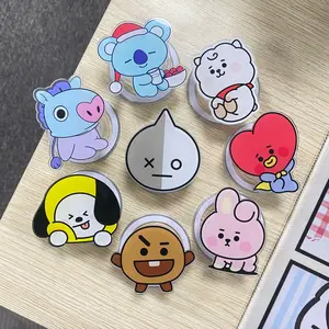 Cute Chibi Animal Phone Grip Magnetic Phone Grip, Kawaii Cartoon Phone Holder Stand, Anti Drop Phone Accessory Gift for Teen Girls Women