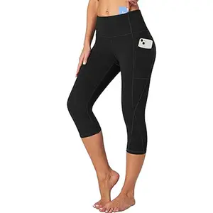Heathyoga Capri Leggings for Women High Waisted Capri Leggings with Pockets for Women Yoga Pants with Pockets