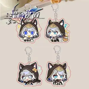 New Genshin Game Cifera Pendant Keychain Cute Cartoon Anime Acrylic Keyring Backpack Jewelry Accessories Cosplay Badge Gift