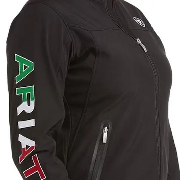 Ariat women’s  Classic Team soft shell Mexico JKT Black 10031428