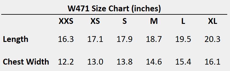 W471 Gold's Gym Ringer Baby Tee