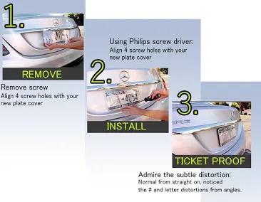 Cover+Lens blocker for Cam and Red light Cam (OFF ROAD USE) Camera Protection Multicolor