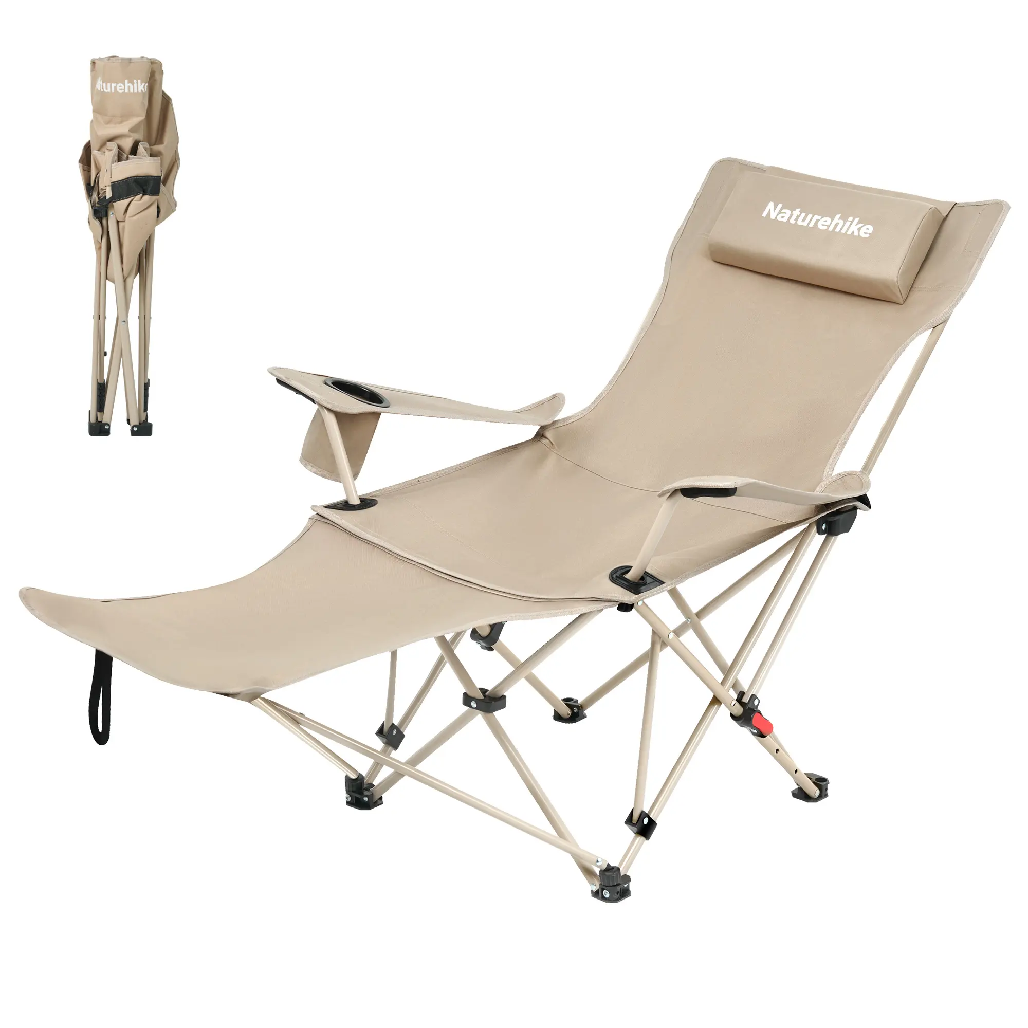 Naturehike SeaStar High-Back Camping Chair with Footrest