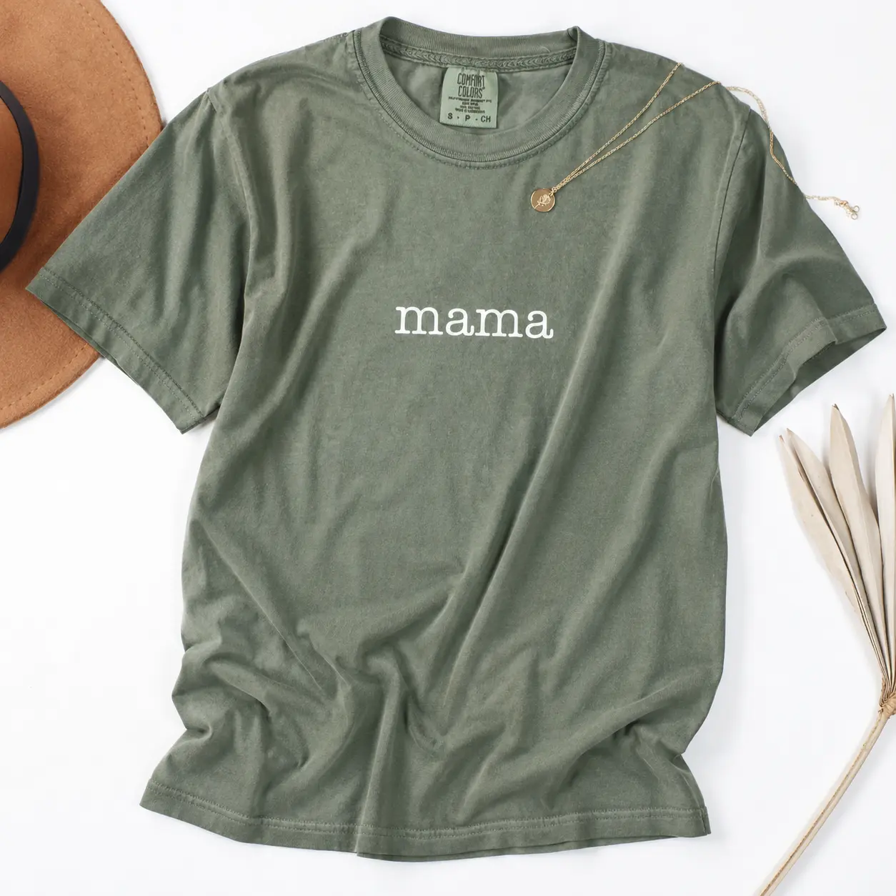 Comfort Colors Mama Shirt, Mom Shirt, Mother's Day Gift, Pregnancy Reveal, New Mom T-shirt, Mama Gifts, Baby Announcement - TrendWear USA