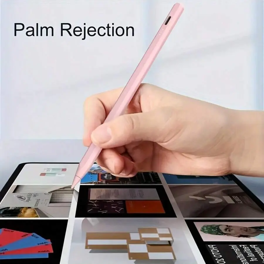 Active Touch Pen for iPad 2018-, Multi-Color Capacitive Stylus Pen for Touchscreen with Tilt Function and Magnetic Attachment, Ideal Gift for Boys Girls