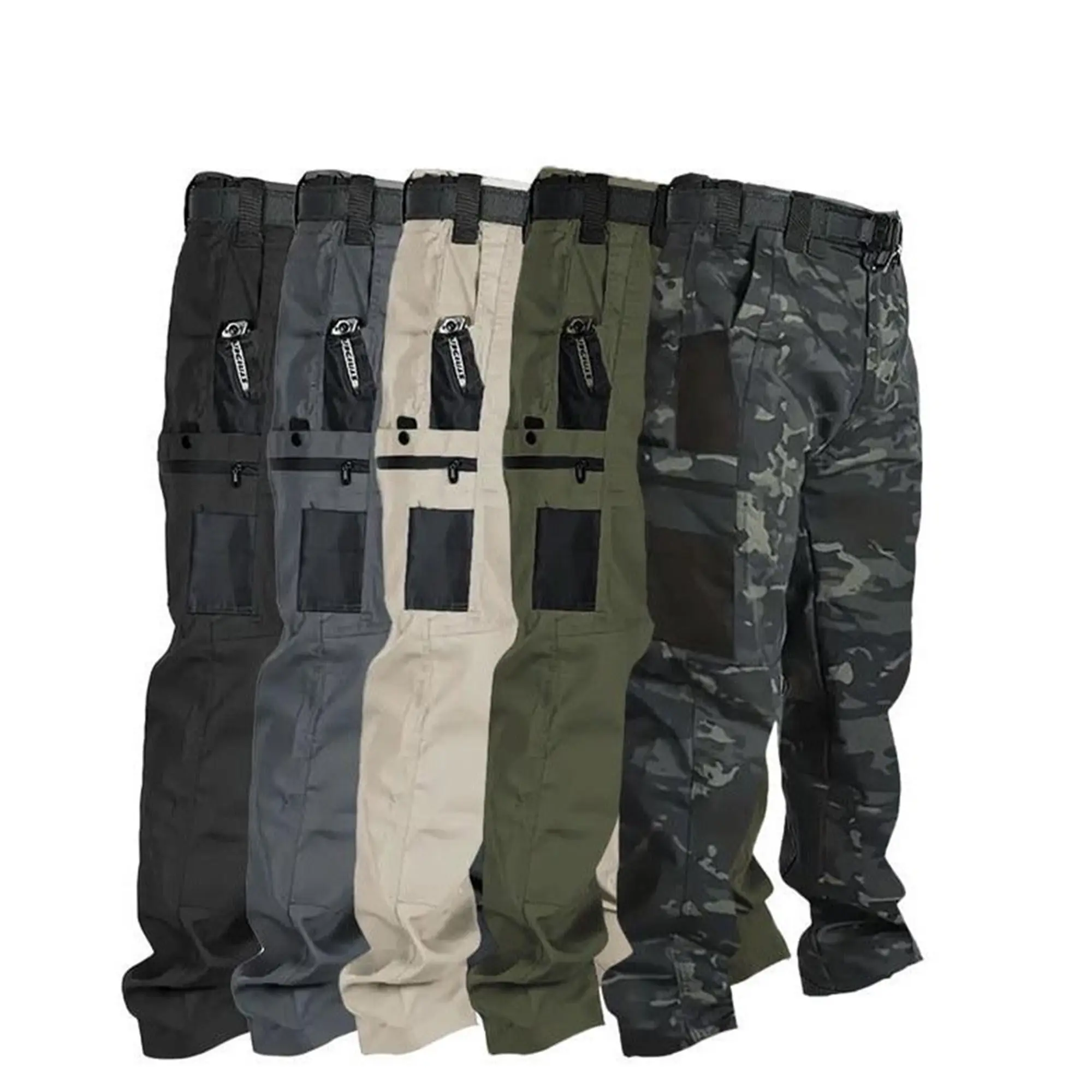 Men’s utility cargo pants with adjustable belt — multi-pocket streetwear tactical trousers, outdoor workwear. Streetwear #CargoPants #Y2KFashion #TikTokMadeMeBuyIt Bowling Menswear
