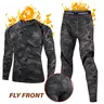 Muezna Men's Thermal Underwear 2-Piece Suit - Menswear Base Layer, Lightweight, Breathable, Moisture-Wicking, Soft Fleece-Lined, Athletic & Casual Long Johns Set for Winter Ski, Hunt