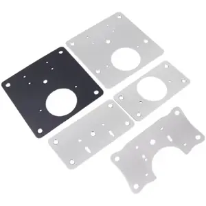 Cabinet Hinge Repair Plate, Hinges Repair Fixing Plates, Stainless Steel Hinge Repair Board, Kitchen Cupboard Door Hinge Repair Brackets Kit, Hinge Fixing Plate Bracket Kit with Mounting Screw