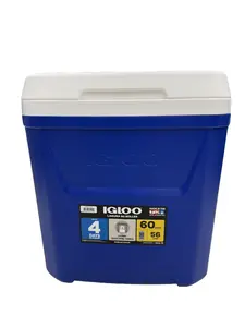 Igloo 60 QT Laguna Ice Chest Cooler with Wheels, Blue