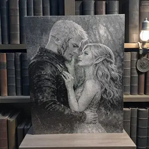 Throne of Glass Inspired laser engraved canvas