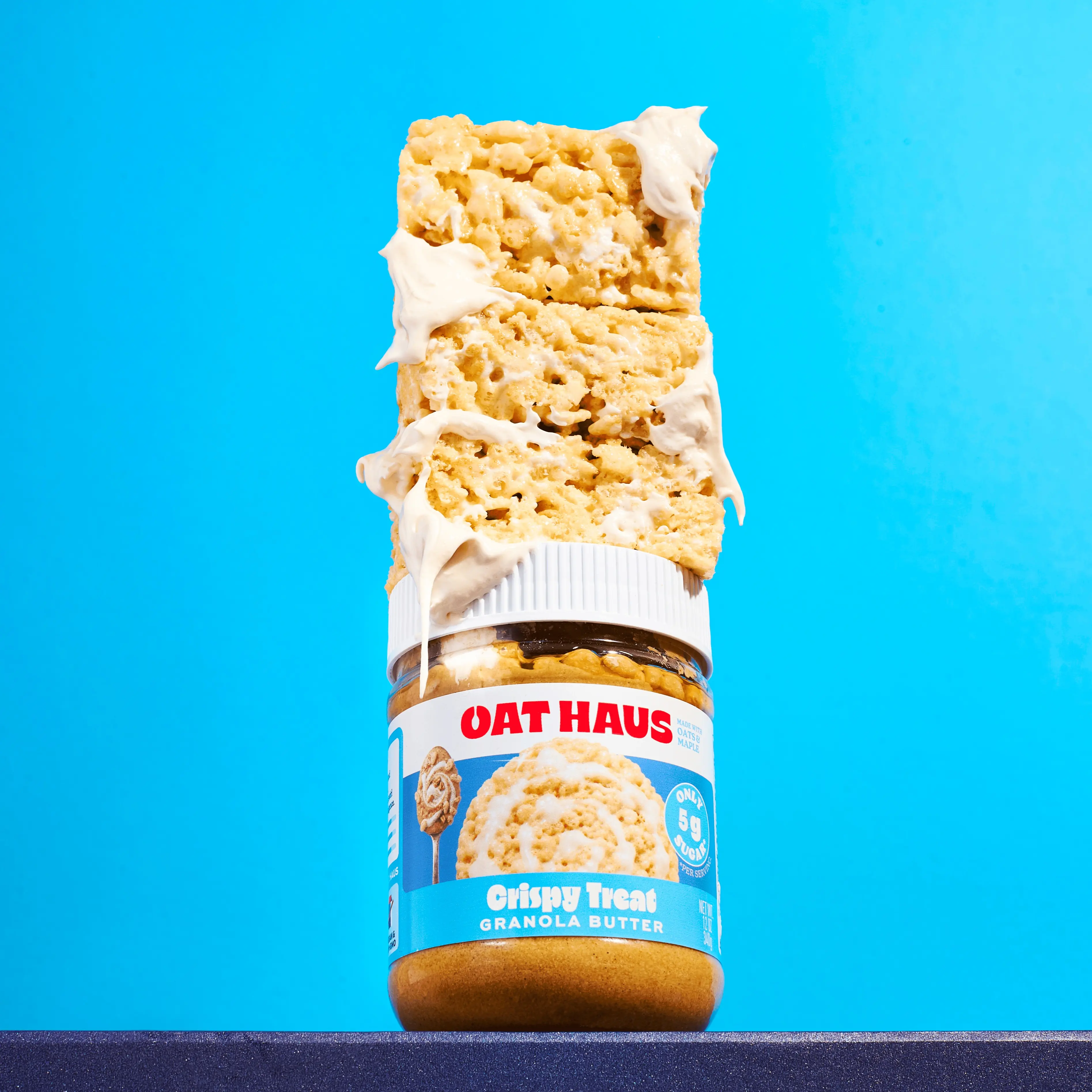 Crispy Treat Granola Butter –  Oat-Based Spread: Nut Free, Gluten Free, Vegan
