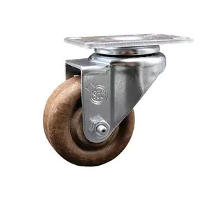 Service Caster MCM-SCC-20S3514-GFNSHT Replacement for McMaster Carr Caster 19525T12 - Swivel Top Plate Caster with 3.5 in. High Temperature Glass Filled Nylon Wheel - 350 lbs Capacity per Caster
