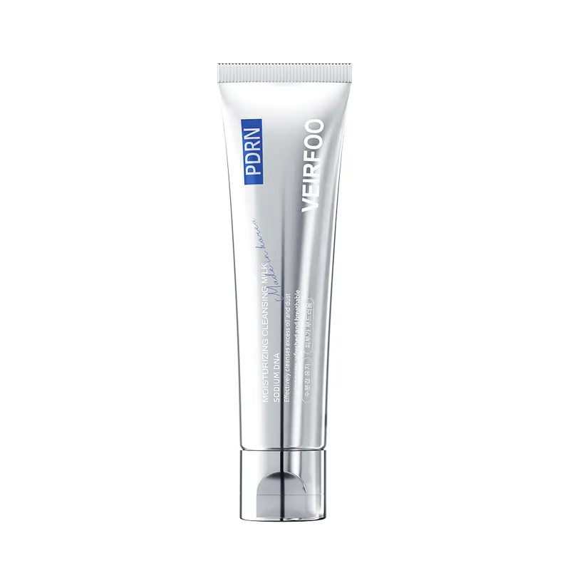 Korean Brand VEIRFOO Gentle Daily Water Radiant Luxury Moisturizing Cleansing 100g*1 tube, Non-irritating & Non-slippery