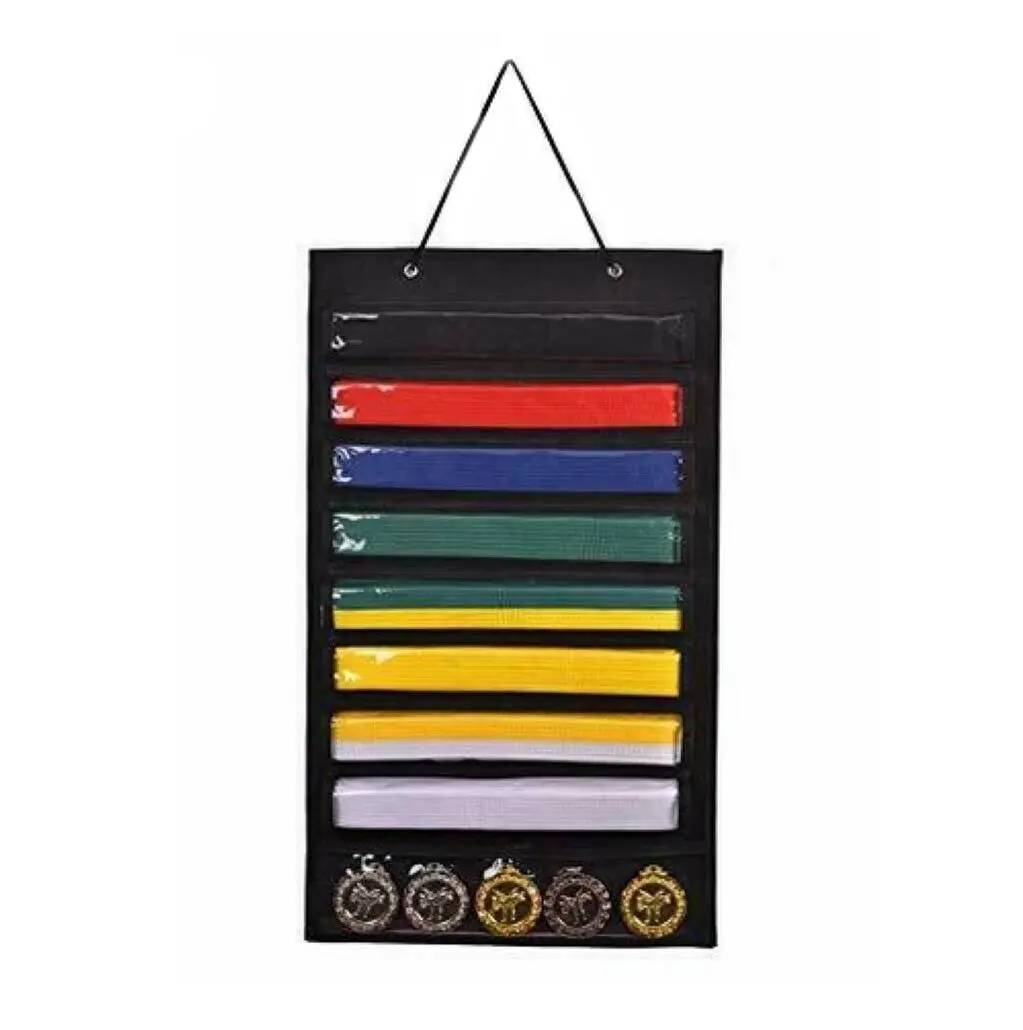 CONCERTO Martial Arts Taekwondo Karate Judo Belt Holder Hang Display (US Seller)