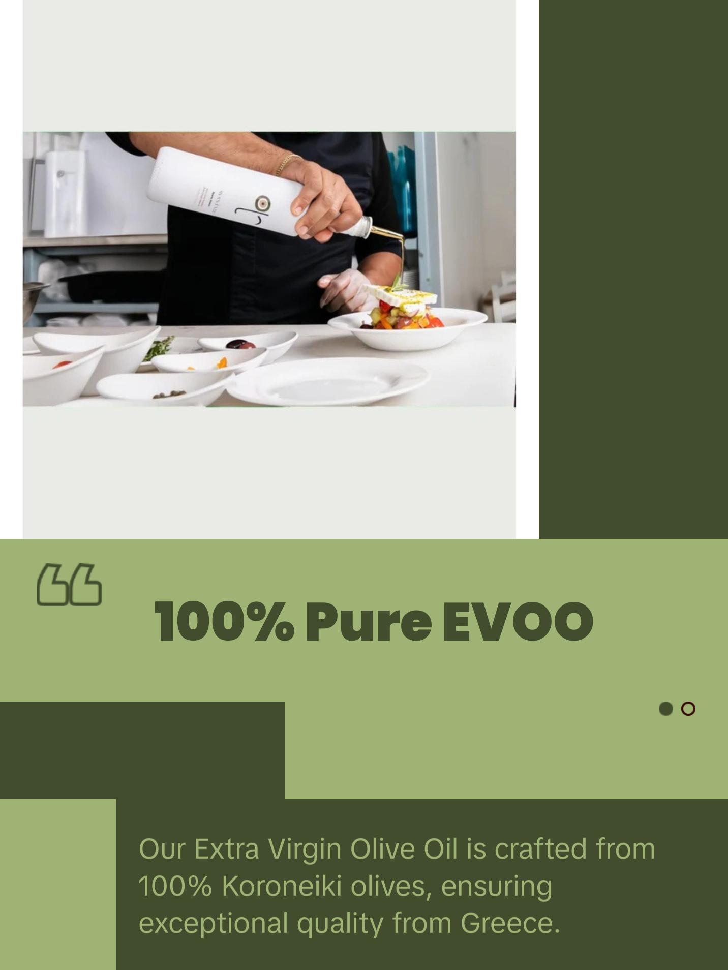 YAYA'S EVOO - Cold Pressed Extra Virgin Olive Oil, Staight from Greece. 100% Pure EVOO, Natural, High Antioxidant, Polyphenol Rich (700ml - Half Case)