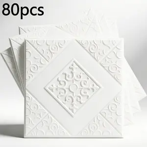 Self-Adhesive Wallpaper, Thick 3D Wall Stickers, Bedroom Living Room Decor, Foam Wallpaper, Ceiling Sticker, Wall Renovation, Wall Decal