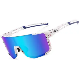 FEISEDY Cycling Glasses Sports Sunglasses for Men Women, Lightweight TR90 Frame UV400 MTB Running Fishing Baseball B0224