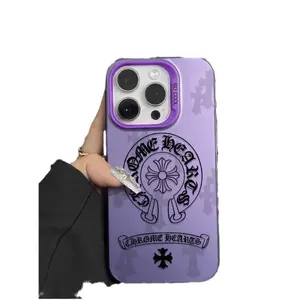 Fashion Cross Design Phone Case Compatible with  13 14 15 16 17 Series| Stylish Shockproof Protective Case