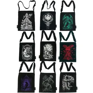 Shoulder Sling Zipper Tote Bag