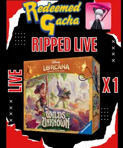 1x Disney Lorcana: Wilds Unknown Illumineer's Trove - Wilds Unknown (12) - RIPPED LIVE