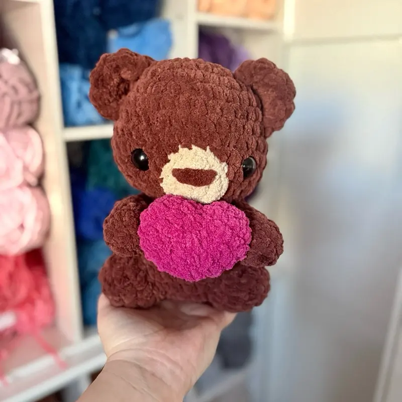 Bear Love Handmade Crochet Plushie