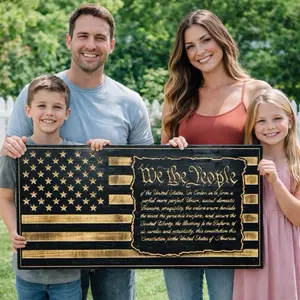 Constitution Wooden Flag