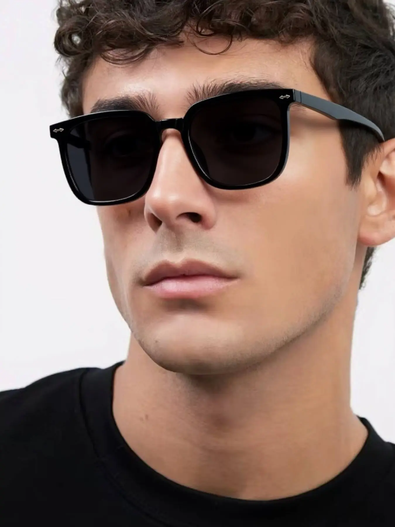 Square Frame Men's Casual High Quality Sun Protective Lightweight Durable Uv Protective Sunglasses in Classic Colors, Lightweight Design Perfect for Daily Outings and Travel